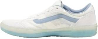 Vans Blauwe Leren Lage Sneakers Multicolor Heren