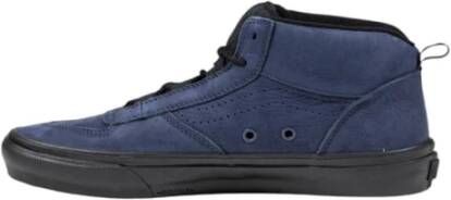 Vans Blauwe Leren Slip-On Skate Schoenen