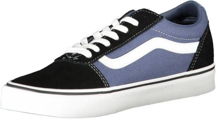 Vans Blauwe Logo Sneaker met Contrastdetails Multicolor Heren