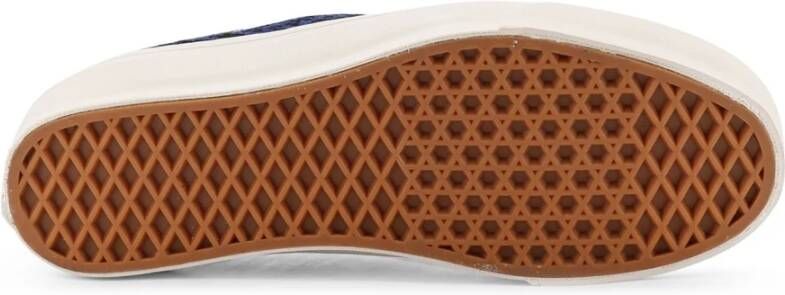 Vans Blauwe Veterschoenen met Logopatch