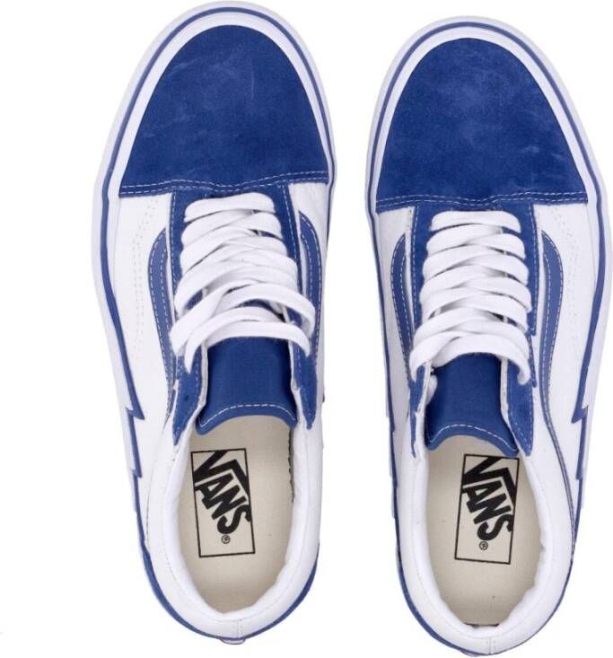 Vans Bolt 2 Tone Lage Sneaker Navy Wit