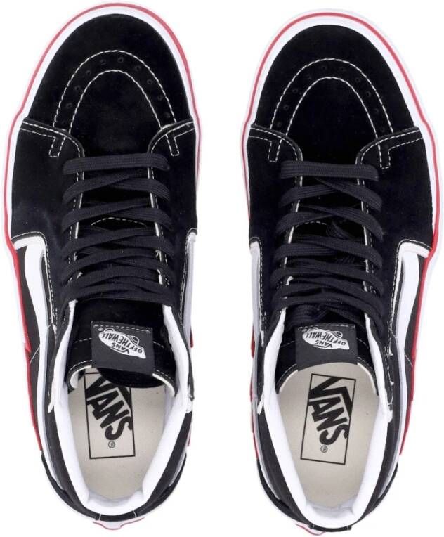 Vans Bolt High-Top Sneaker Zwart Rood Black Heren