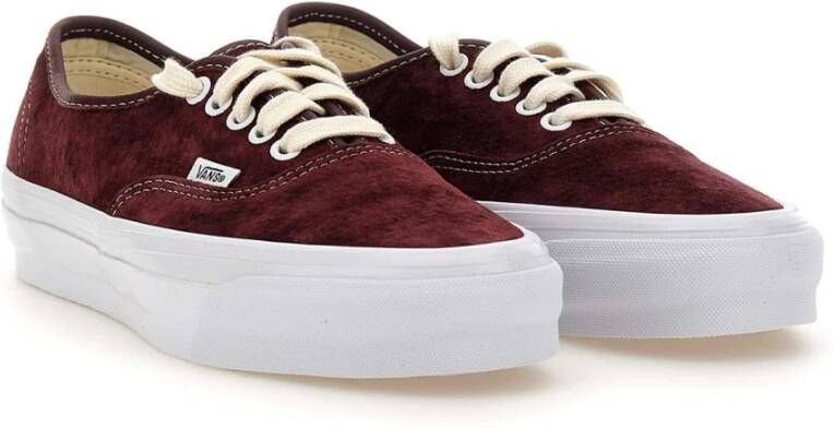 Vans Bordeaux Sneakers Red Dames