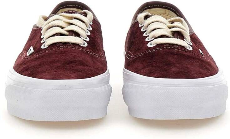 Vans Bordeaux Sneakers Red Dames