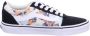 Vans Ward Stripe Floral Sneakers zwart Canvas Dames - Thumbnail 7