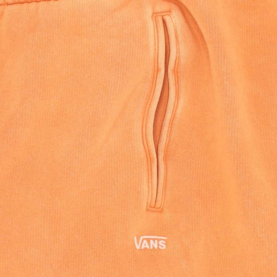 Vans Comfortabele Gewassen Oranje Sweatpants Elastische Boord