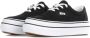 Vans Comfortabele Lage Schoen Zwart Wit Canvas Black - Thumbnail 4