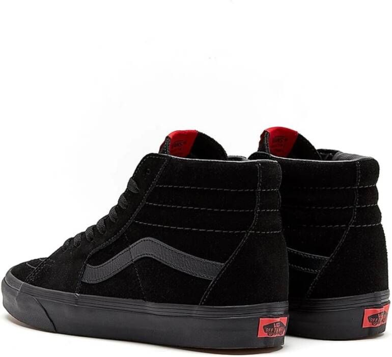 Vans Comfortabele Sk8 Hi Sneakers in Zwart Suède Black Heren