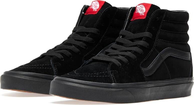 Vans Comfortabele Sk8 Hi Sneakers in Zwart Suède Black Heren