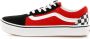 Vans Comfycush Old Skool Checkerboard Sneakers Zwart Rood Multicolor Heren - Thumbnail 2