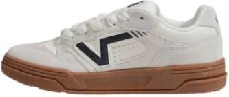 Vans Crème Leren Sneaker Herenschoenen Collectie Beige Heren