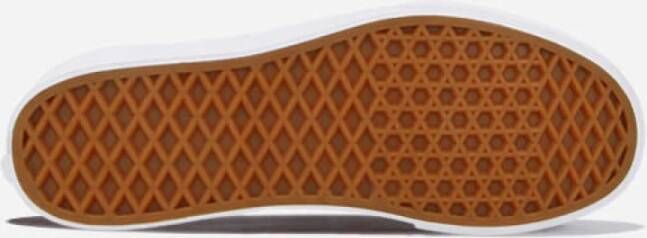 Vans Dames Classic Slip-On Platform Sneakers Beige Dames
