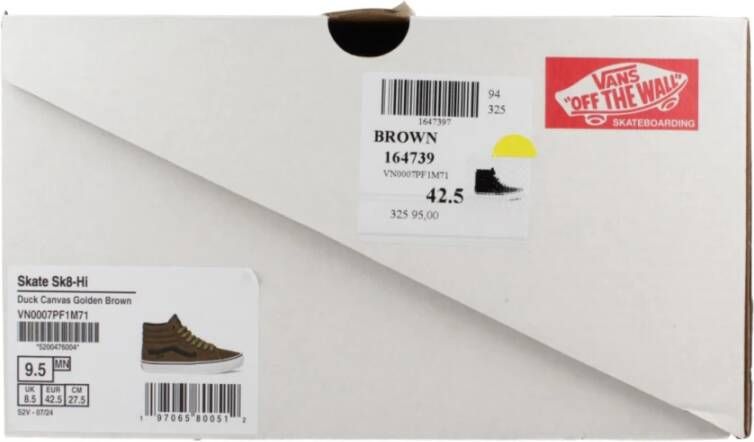 Vans Eend Canvas Skate High Top Sneakers