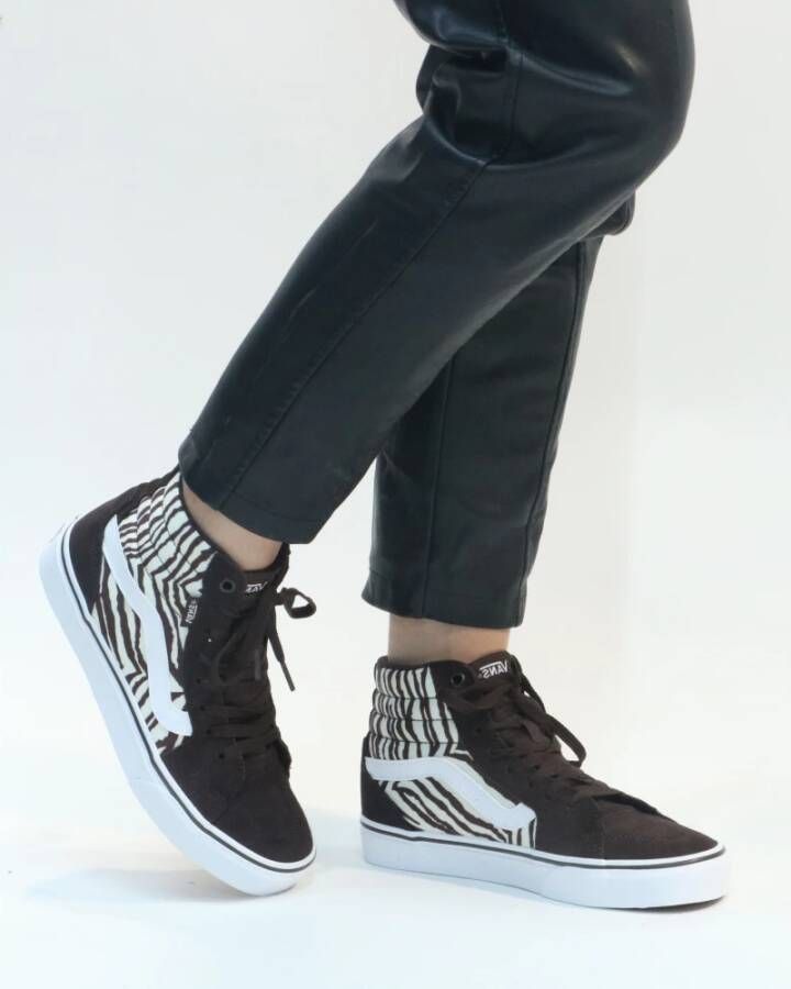Vans Satin Tiger Hi Top Sneakers Multicolor Dames - Foto 3