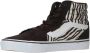 Vans Filmore Hi Satin Tiger veterboot Zwart Dames - Thumbnail 8