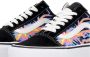 Vans Flame Lage Sneaker Zwart Wit Multicolor Heren - Thumbnail 9