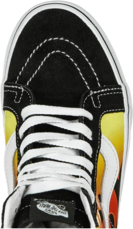 Vans Flame Print High Top Sneaker Multicolor Heren