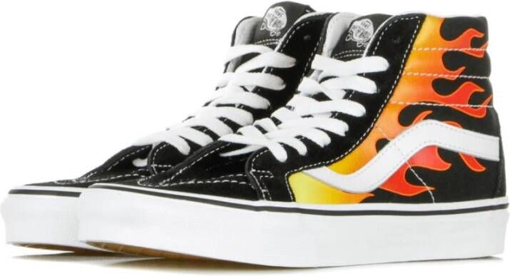 Vans Flame Print High Top Sneaker Multicolor Heren