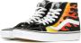 Vans Ua Sk8-Hi Reissue (Flame) (Flame)Black Black Tr Wht - Thumbnail 4