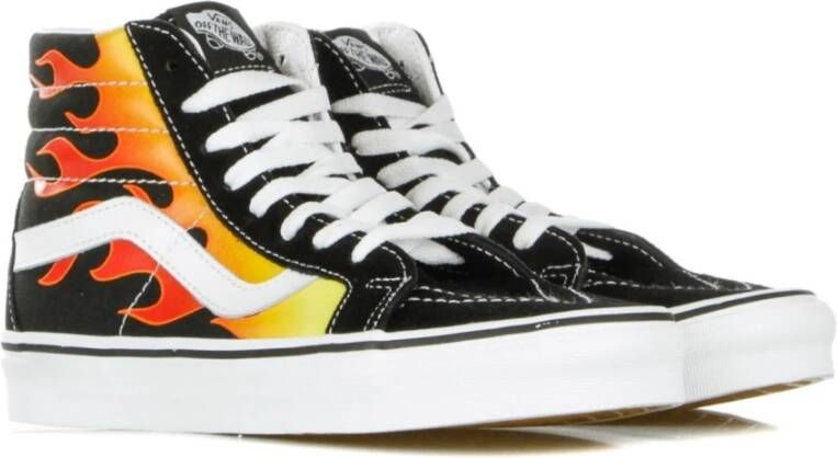 Vans Flame Print High Top Sneaker Multicolor Heren