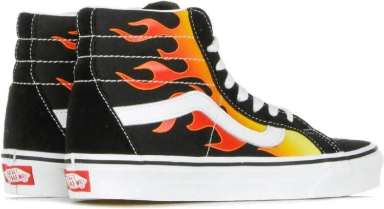 Vans Flame Print High Top Sneaker Multicolor Heren