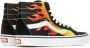 Vans Ua Sk8-Hi Reissue (Flame) (Flame)Black Black Tr Wht - Thumbnail 7