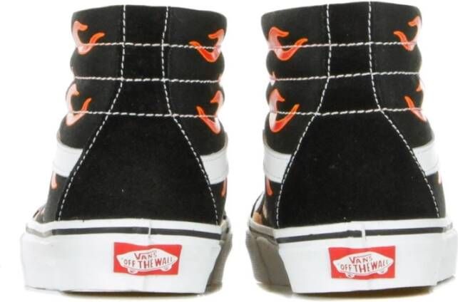 Vans Flame Print High Top Sneaker Multicolor Heren