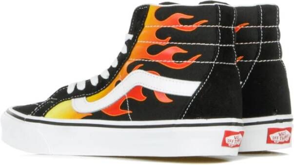 Vans Flame Print High Top Sneaker Multicolor Heren