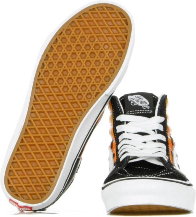 Vans Flame Print High Top Sneaker Multicolor Heren