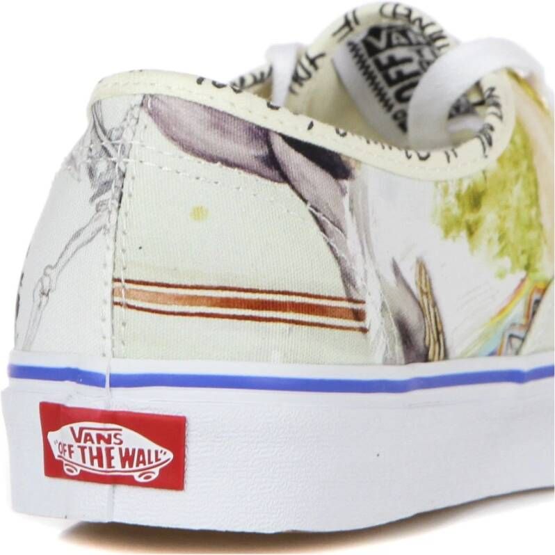 Vans Gedrukte lage sneaker met vetersluiting Multicolor Heren