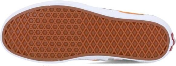 Vans Geruite Slip-on Sneaker Oranje Tijger Orange Heren