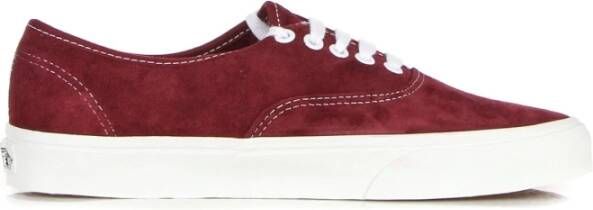 Vans Granaat Lage Sneaker Red Heren