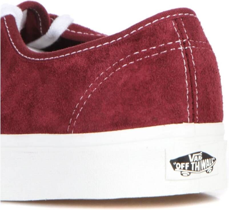 Vans Granaat Lage Sneaker Red Heren