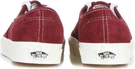 Vans Granaat Lage Sneaker Red Heren