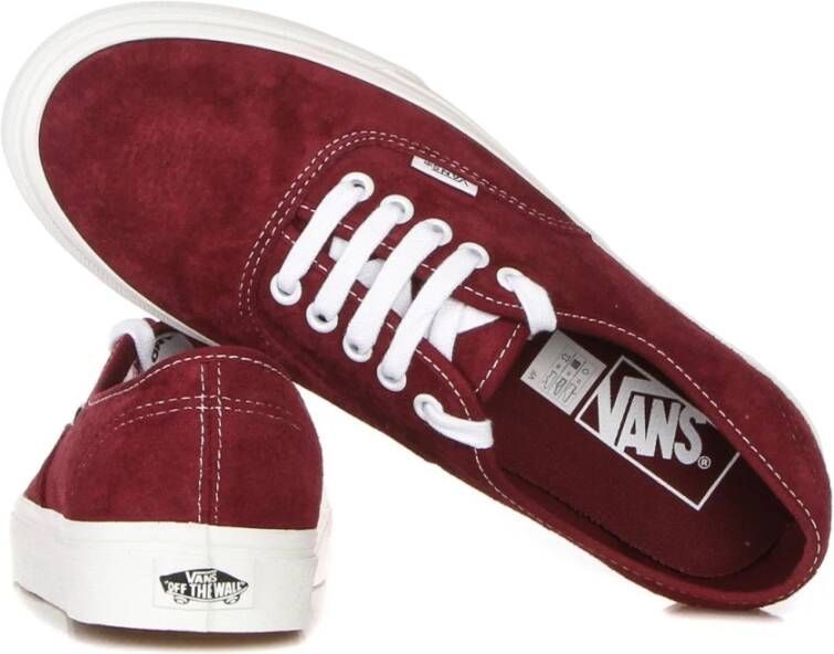 Vans Granaat Lage Sneaker Red Heren