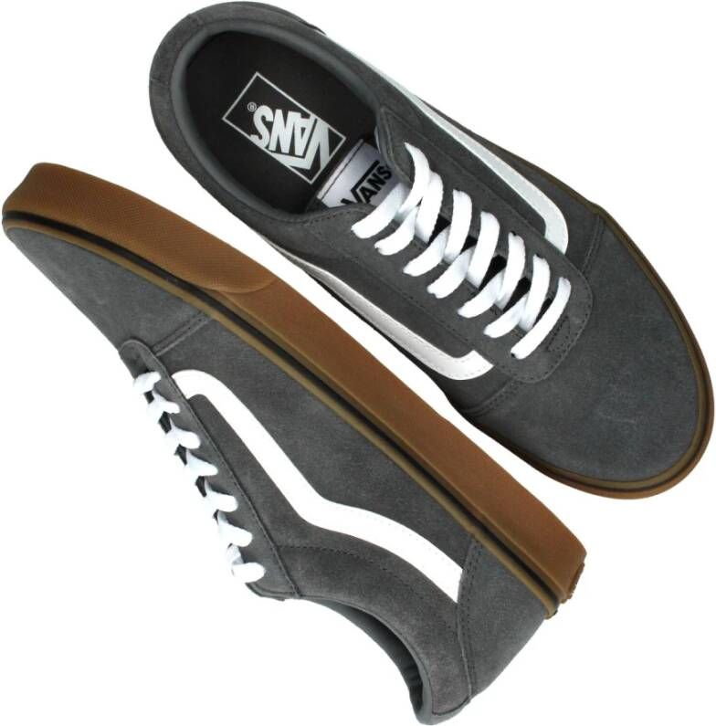 Vans Grijze Suede Ward Sneaker Gray Heren