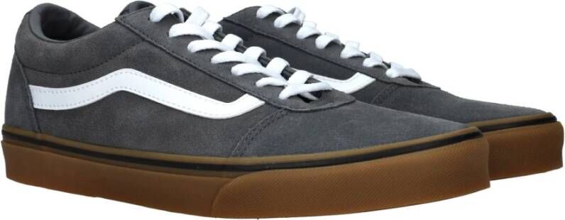 Vans Grijze Suede Ward Sneaker Gray Heren