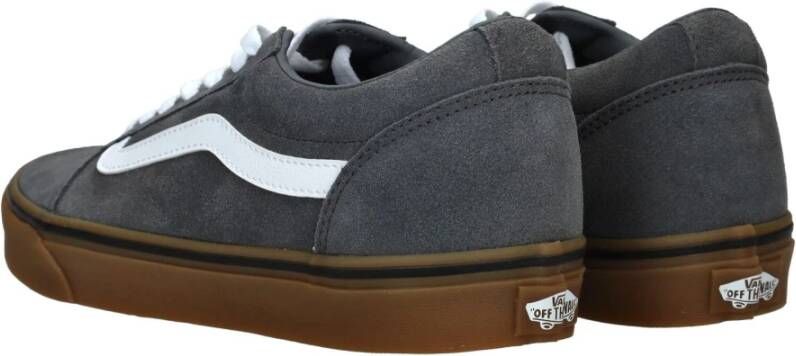 Vans Grijze Suede Ward Sneaker Gray Heren