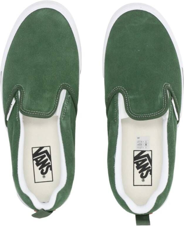 Vans Groene Slip-On Streetwear Sneakers Green Heren