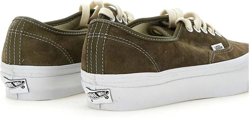 Vans Groene Sneakers voor een stijlvolle look Green Dames