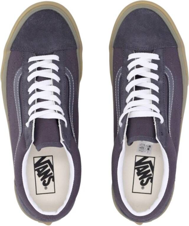 Vans Gum Asfalt Sneaker Stijl 36 Purple Heren