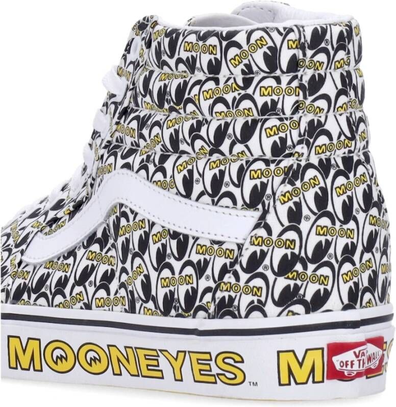 Vans Hoge Sk8-hi Sneaker Echt Wit Geel