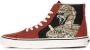 Vans Hoge Top Slangenprint Sneakers Red Heren - Thumbnail 6