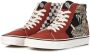 Vans Hoge Top Slangenprint Sneakers Red Heren - Thumbnail 7