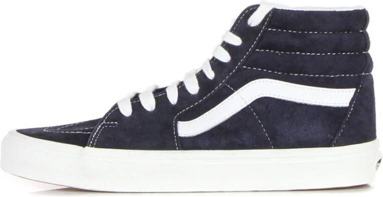 Vans Hoge Sneaker Mid Blauw Wit Blue Heren