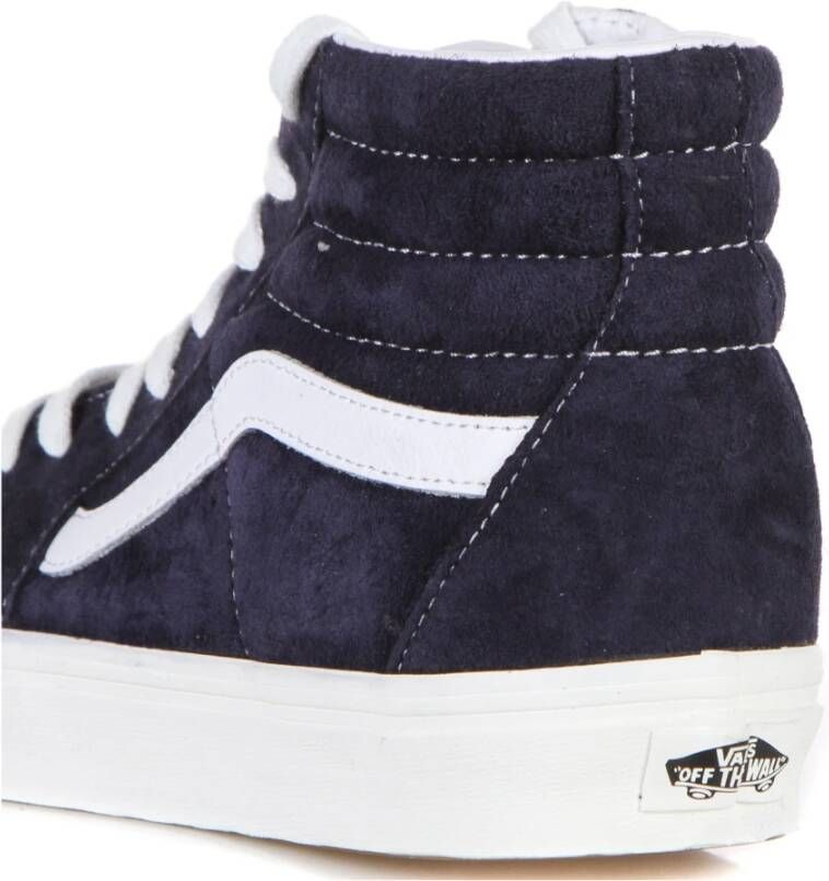 Vans Hoge Sneaker Mid Blauw Wit Blue Heren