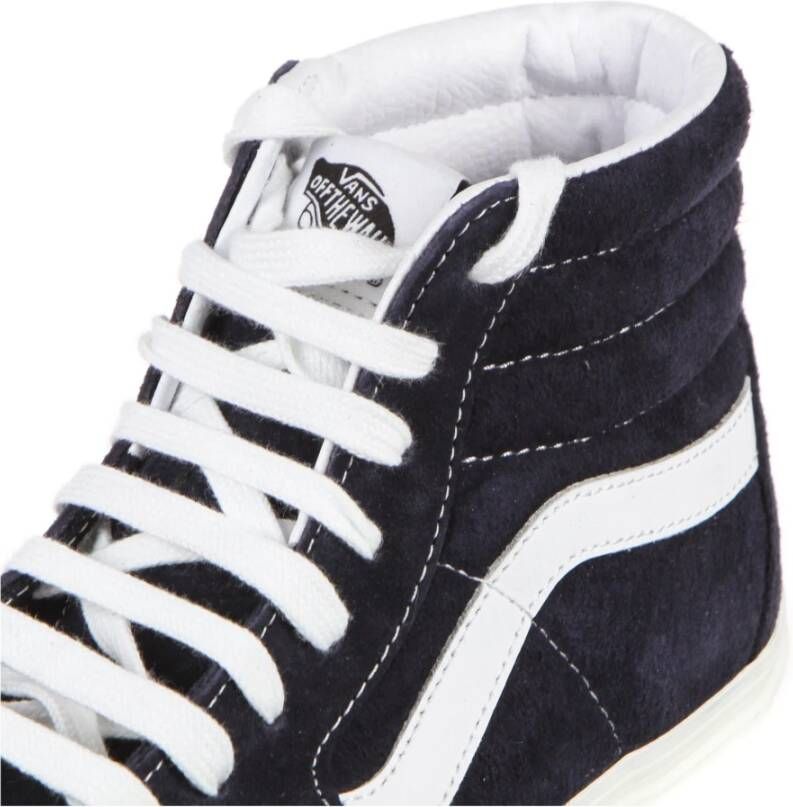 Vans Hoge Sneaker Mid Blauw Wit Blue Heren