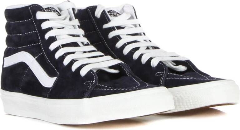 Vans Hoge Sneaker Mid Blauw Wit Blue Heren