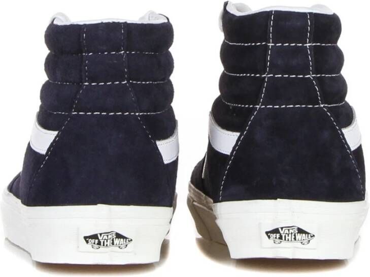 Vans Hoge Sneaker Mid Blauw Wit Blue Heren