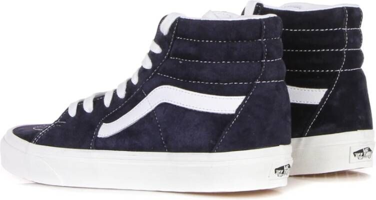 Vans Hoge Sneaker Mid Blauw Wit Blue Heren